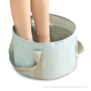 Factory direct sale portable foot bath barrel, travel and travel foot soaks, easy to store twill Oxford cloth folding basin